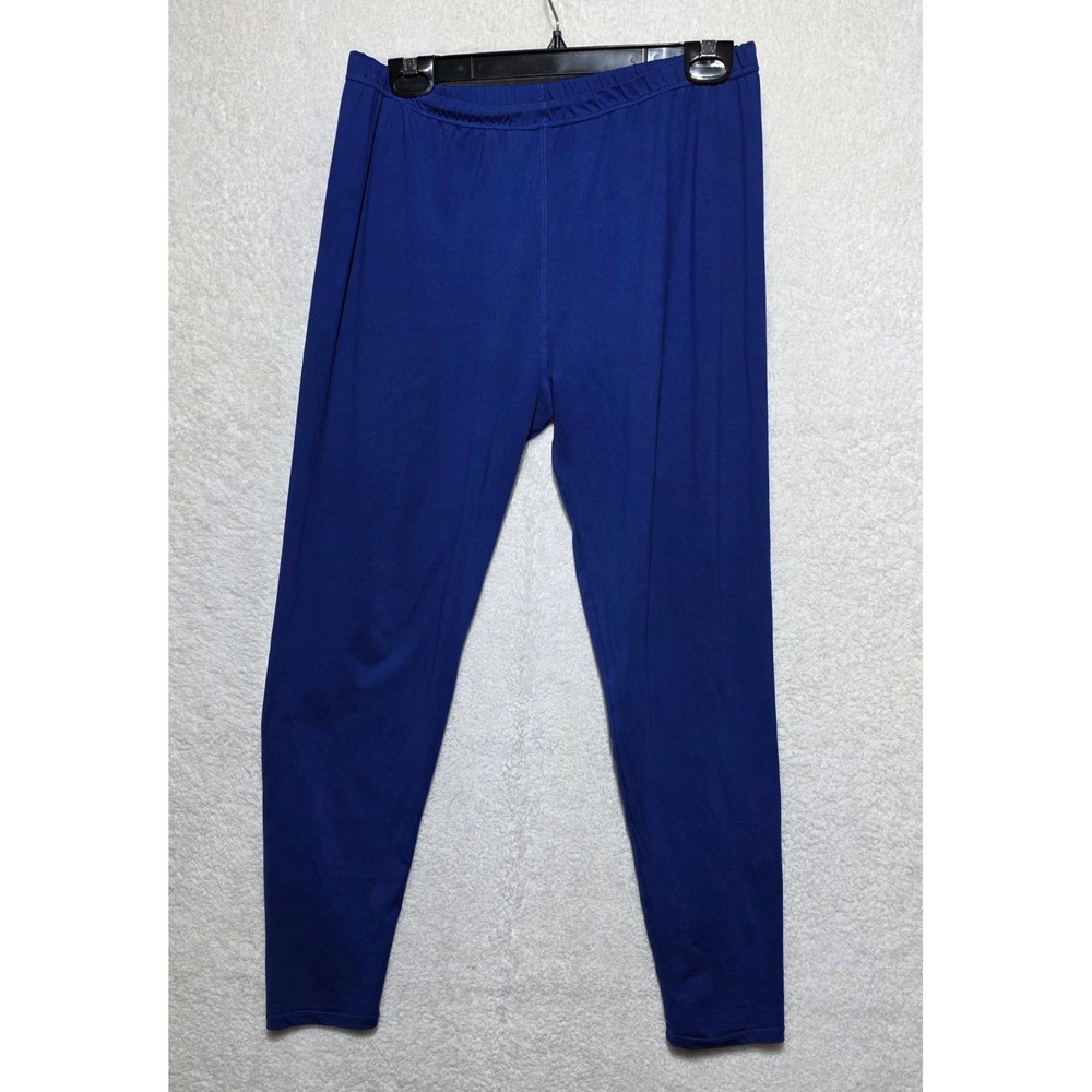 WinWin Super Soft Leggings Royal Blue Stretch Size L-XXL Polyester Spandex